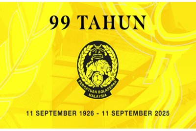 FAM genap 99 tahun, menuju usia seabad sebagai badan induk bola sepak negara.