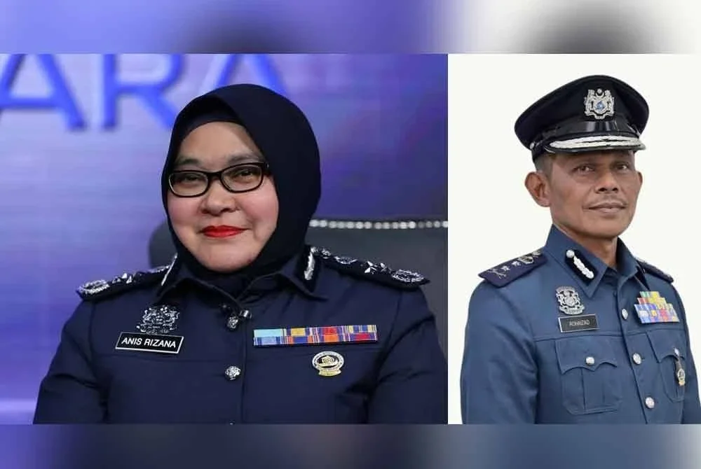 Anis Rizana (kiri) dan Rahaizat