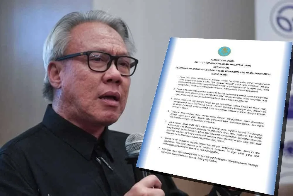 Mohamed Azam (Kenyataan media IKIM tentang akaun Facebook palsu guna nama penyampai radio pada Jumaat.)