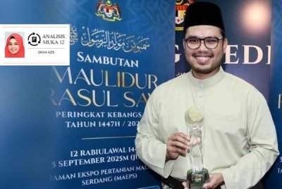 Khairul Aming dipilih sebagai Tokoh Maulidur Rasul 2025 bagi kategori Usahawan/Teknokrat Berjaya baru-baru ini. Foto Bernama