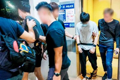 Kesemua suspek kini sudah ditahan. - Agensi