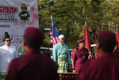 Tuan Ibrahim ketika hadir pada perasmian Muktamar Dewan Pemuda Pas Pusat ke-66 di Kompleks Pas Kedah pada Jumaat.