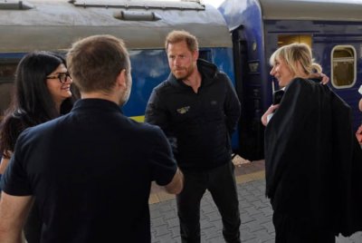 Putera Harry tiba di Ukraine atas jemputan kerajaan di Kyiv. Agensi