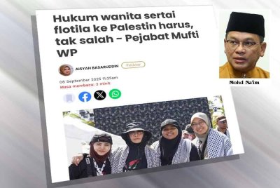 Laporan Sinar Harian pada 8 September 2025.