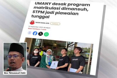 Laporan Sinar Harian pada Jumaat.