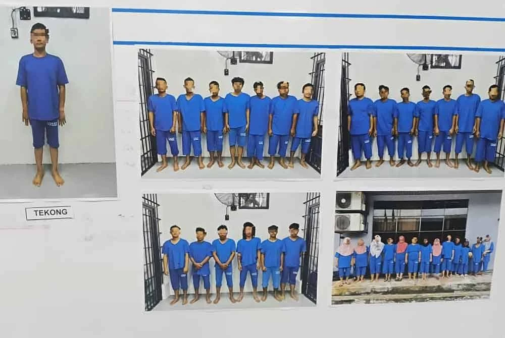 Maritim Malaysia menahan 33 PATI yang cuba diseludup keluar melalui jalan laut pada Khamis.