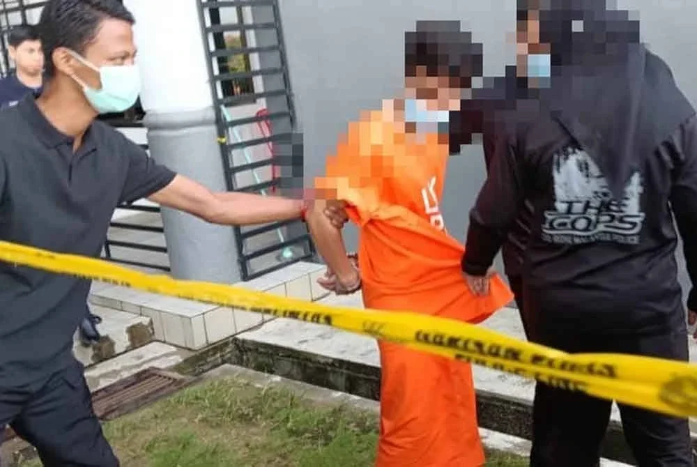 Seorang lelaki direman bagi membantu siasatan kematian lelaki dan wanita di Taman Nona Guar Chempedak.