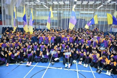 Kontinjen UiTM yang mengalas cabaran dalam Kejohanan Sukan MASUM edisi 2025.