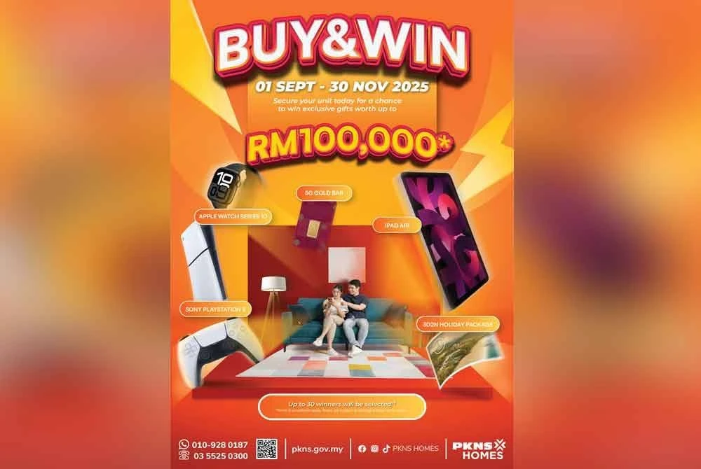 Kempen tersebut adalah tanda penghargaan kepada pelanggan yang sentiasa menyokong projek-projek kediaman PKNS.