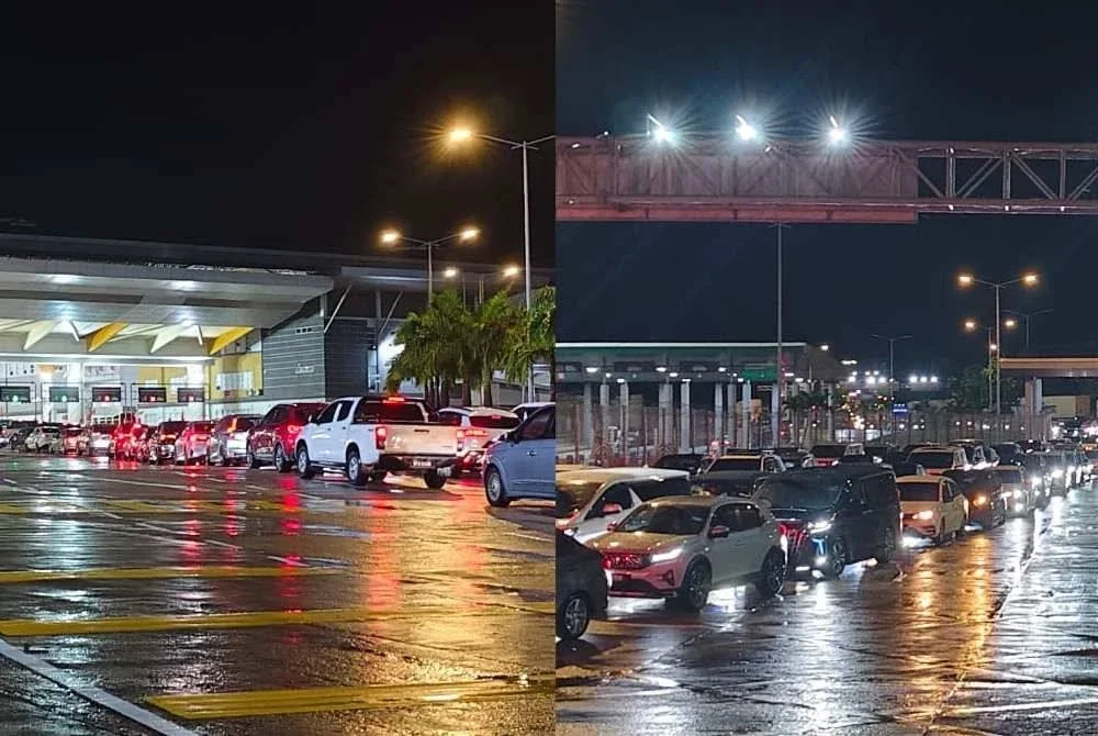 AKPS telah mengaktifkan Pasukan Tindak Balas Pantas (QRT) serta menempatkan pegawai bertugas tambahan bagi mengawal aliran trafik di kawasan ICQS. Foto AKPS