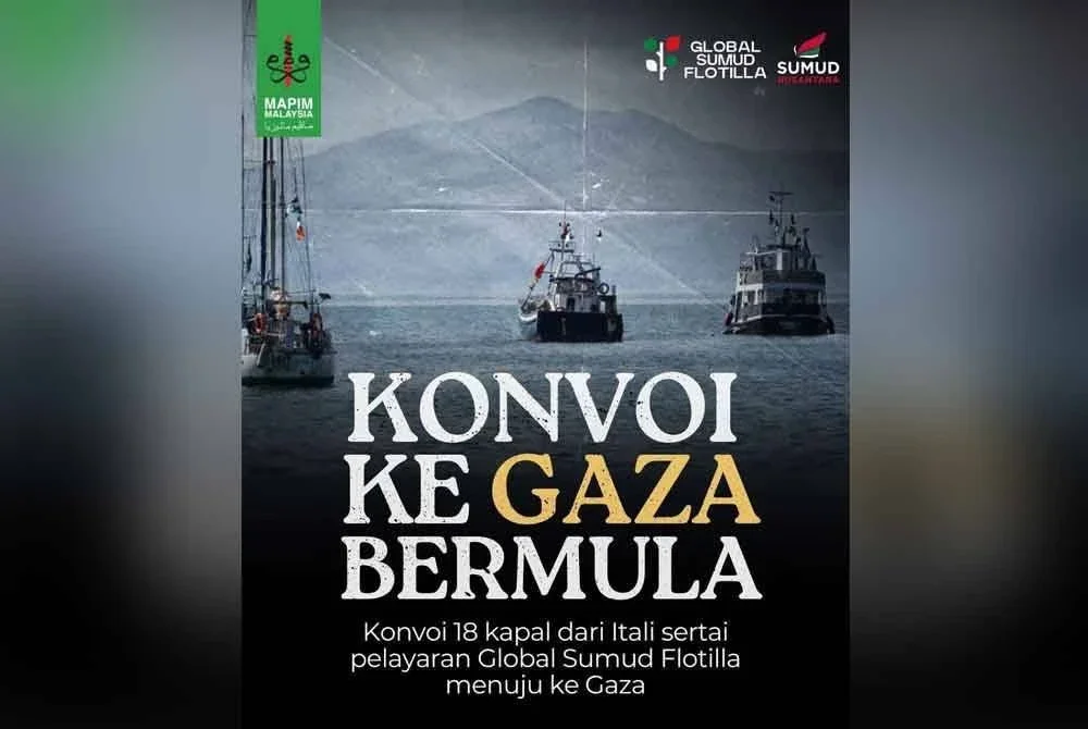 Menurut Mapim, gelombang kedua kapal dijangka bertolak dari Tunisia dan Greece pada Isnin ini dan bakal menjadikan misi ini operasi kemanusiaan maritim terbesar ke Gaza.