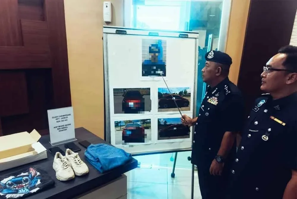 Suspek berjaya ditahan anggota polis dalam tempoh tidak sampai 24 jam.