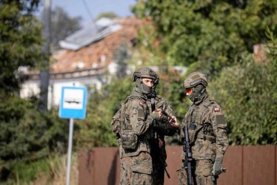 Tiga dron Rusia yang melintasi ruang udara Poland ditembak jatuh oleh pihak berkuasa Warsaw pada 10 September. - Foto: Reuters