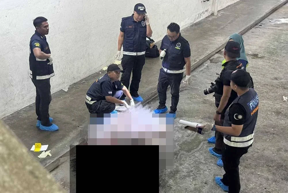 Mayat mangsa dihantar ke Jabatan Forensik Hospital Pulau Pinang untuk bedah siasat .