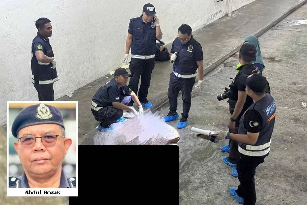 Mangsa maut selepas terjatuh dari tingkat 21 sebuah pangsapuri di Paya Terubong pada malam Ahad.