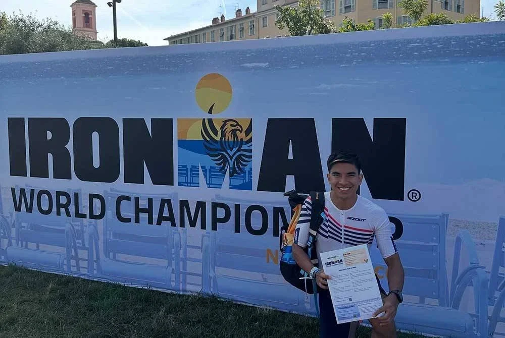 Syed Saddiq berjaya menamatkan cabaran Ironman dunia dengan catatan masa 13 jam 4 minit 36 saat.