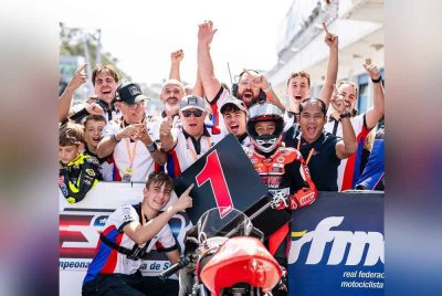 Qabil Irfan muncul juara keseluruhan ESBK Talent 2025 walaupun saingan
musim ini masih berbaki satu perlumbaan.