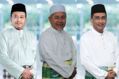 Gambar dari kiri: Ahmad Samsuri, Tuan Ibrahim, Takiyuddin