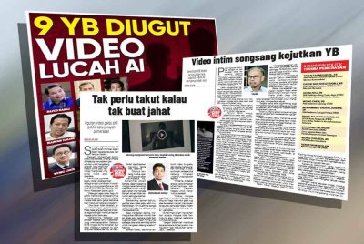 Laporan Sinar Harian pada Isnin.