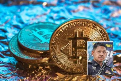 Seorang lelaki di Rompin kerugian RM154,902 selepas ditipu sindiket pelaburan kripto - Gambar hiasan, gambar kecil: Sharif Shai