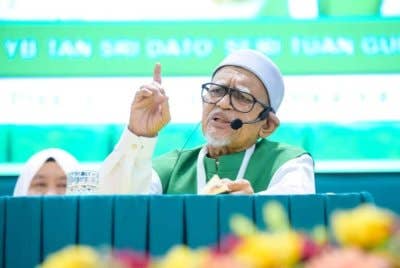 Abdul Hadi menyampaikan ucapan penggulungan Muktamar Tahunan Pas ke-71 pada Selasa.