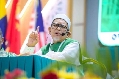 Abdul Hadi ketika menyampaikan ucapan penggulungan pada Muktamar Pas Pusat, pada Selasa.