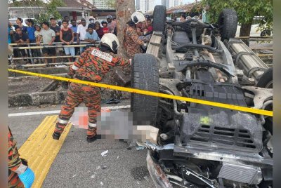 Mangsa disahkan meninggal dunia di lokasi kejadian. JBPM Pulau Pinang