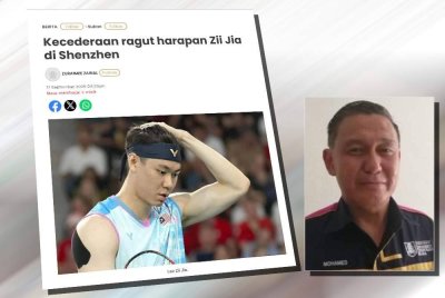 Laporan Sukan Sinar pada Rabu. (Gambar kecil: Mohd Sadek)