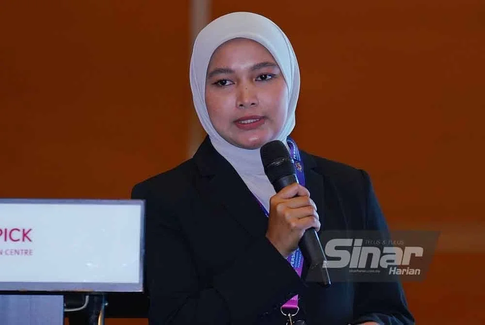 Shaziera semasa Majlis Penutupan Persidangan Penyelidikan Governans, Integriti dan Antirasuah Peringkat Kebangsaan Kali Ke-4 di Movenpick Convention Centre pada Jumaat. Foto SINAR HARIAN/MOHD HALIM ABDUL WAHID