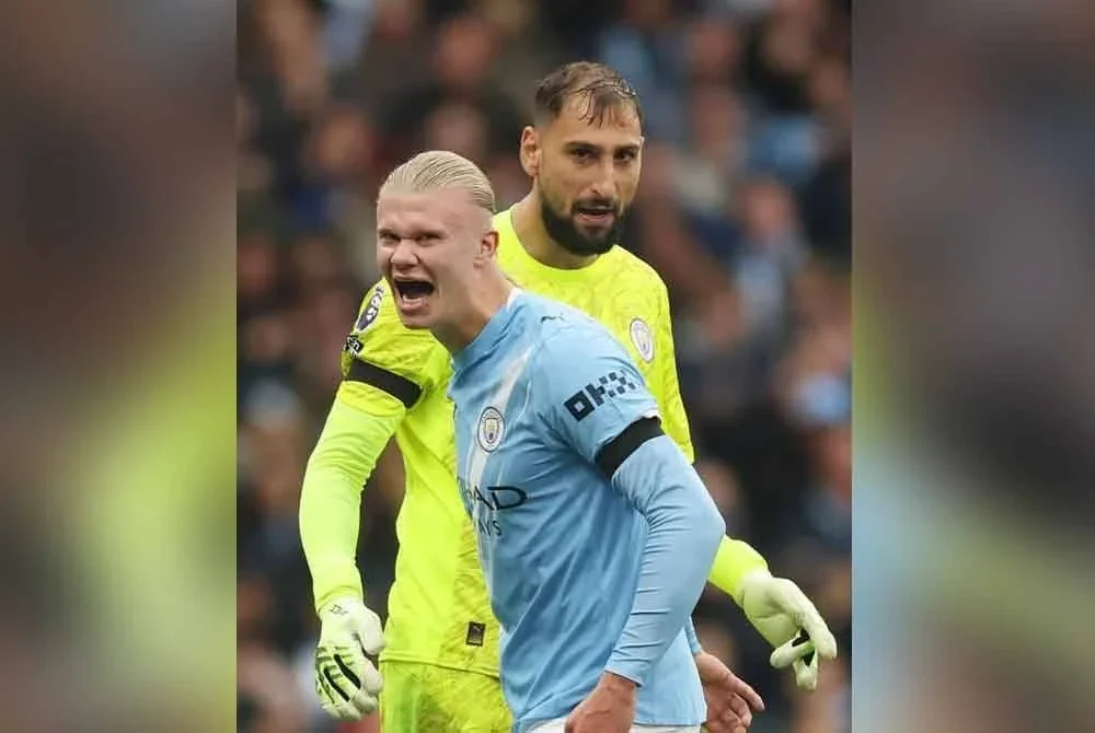 Gianluigi Donnarumma dan Erling Haaland dijangka taruhan Guardiola kunjungan ke Emirates. Foto: Agensi