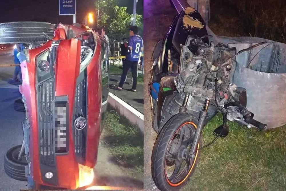Hasil siasatan awal mendapati semasa kejadian kedua-dua pelajar Tingkatan Tiga itu menaiki motosikal dari arah Tumpat ke Kota Bharu.
