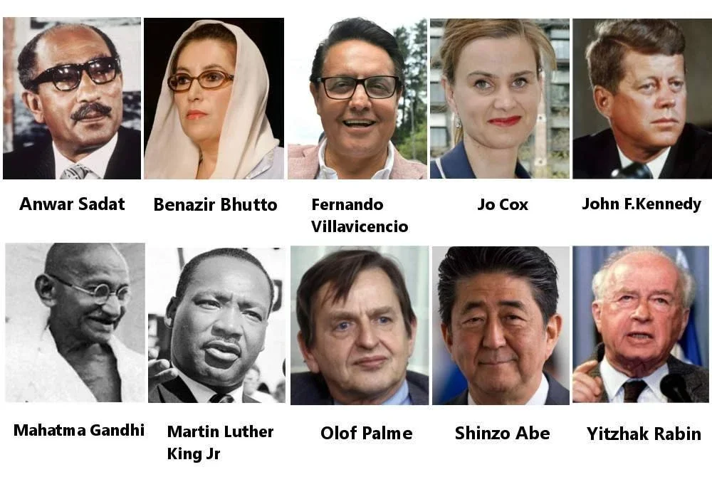 10 pemimpin dunia ditembak mati