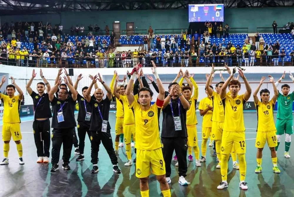 Skuad futsal buka kempen kelayakan Piala Asia 2026 langkah kanan. Foto : FAM