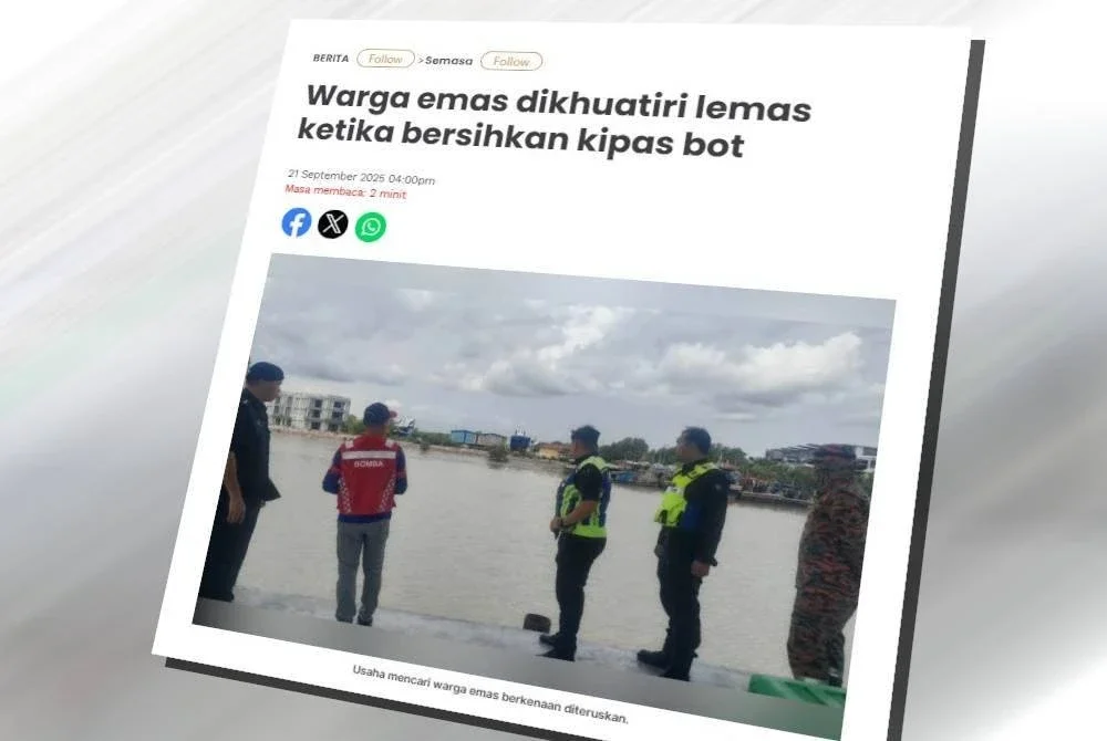 Laporan Sinar Harian pada Ahad.