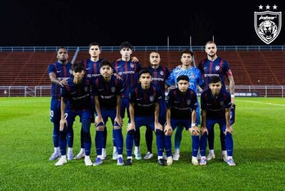 JDT 2 gagal memanfaatkan peluang beraksi di laman sendiri apabila tewas kepada Perak FA pada aksi Liga A1 Semi Pro di Stadium Majlis Bandaraya Pasir Gudang (MBPG) pada Sabtu. Foto FB Johor Southern Tigers