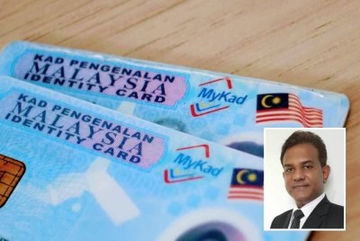 MyKad mengandungi butiran peribadi yang biasanya tidak terdapat secara umum. (Gambar kecil: Suresh)