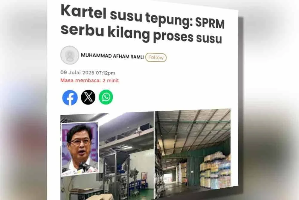 Laporan Sinar Harian mengenai Op White.