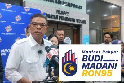 Saifuddin di sidang akhbar selepas meninjau pengoperasian Bahagian Kad Pengenalan JPN, di sini pada Selasa.