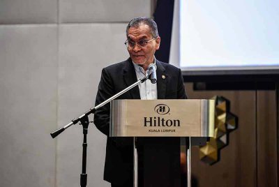 Dr Dzulkefly ketika majlis penutup Kempen Kesedaran Obesiti My Best Me pada Selasa. Foto Bernama