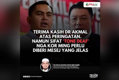 Pemuda Pas mahu Dr Akmal timbang jemputan Himpunan Mega Tolak RUU URA bulan depan.