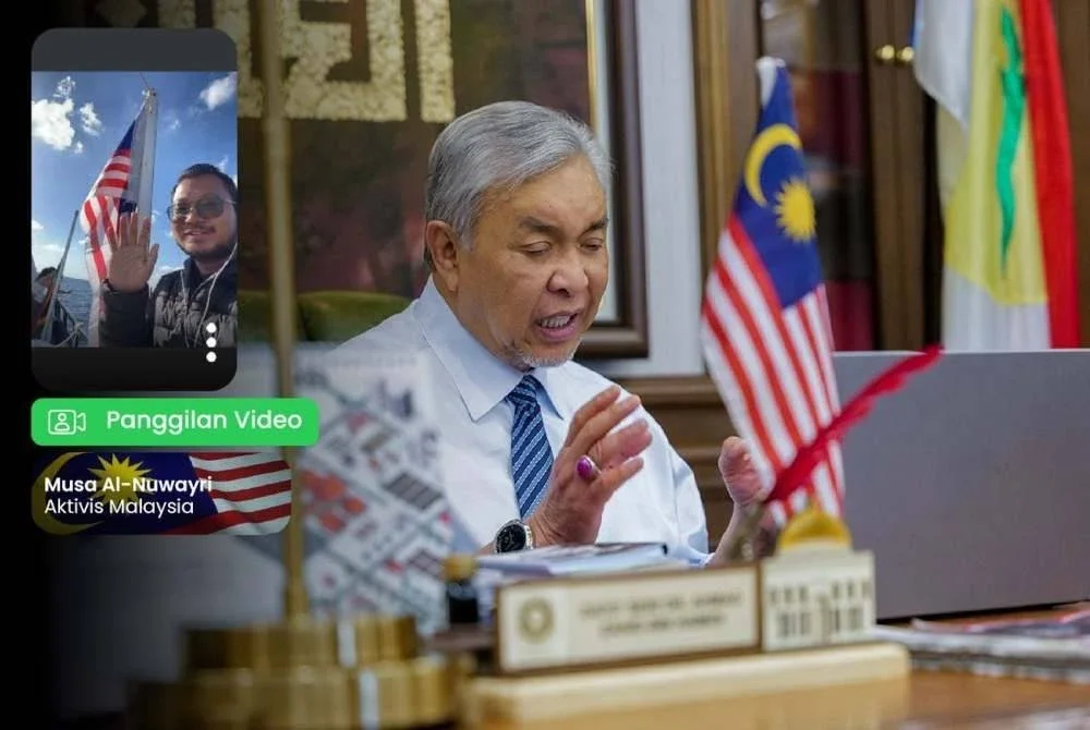Ahmad Zahid berhubung dengan Musa menerusi panggilan video pada Rabu.
