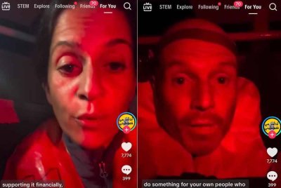 Yasmin dan seorang lagi peserta tidak gentar meneruskan misi untuk menyampaikan bantuan ke Gaza.