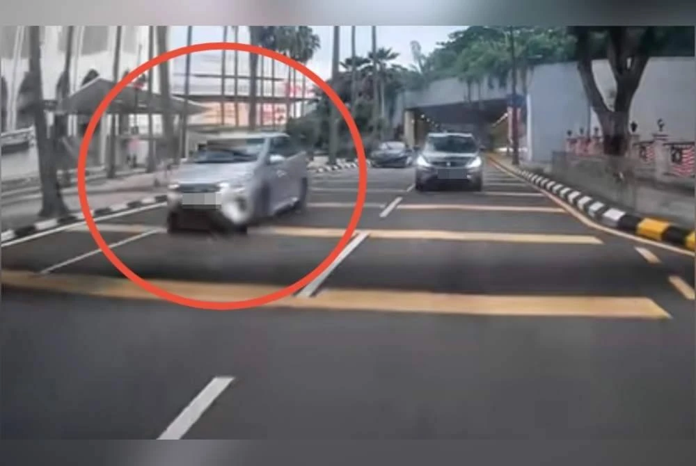 Tangkap layar rakaman video yang tular.