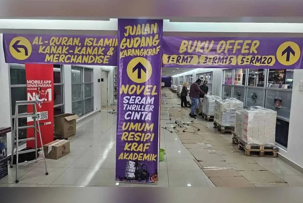 Jualan Gudang Karangkraf 2025 akan berlangsung selama 10 hari bermula 26 September sehingga 5 Oktober depan.