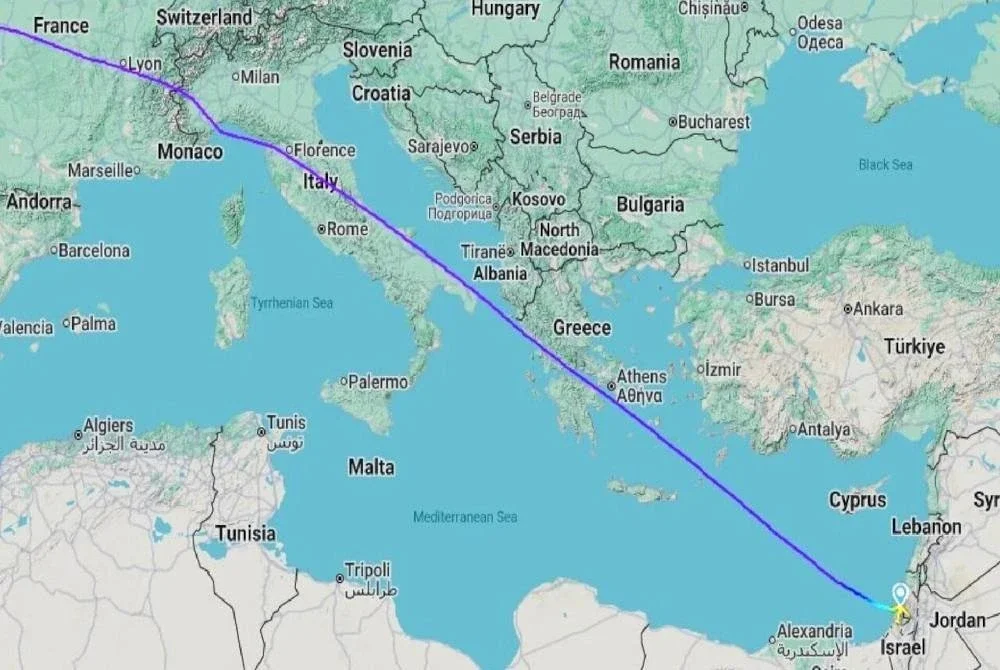 Laluan jauh diambil Netanyahu kerana bimbang ditangkap susulan waran tangkapan ICC. Agensi