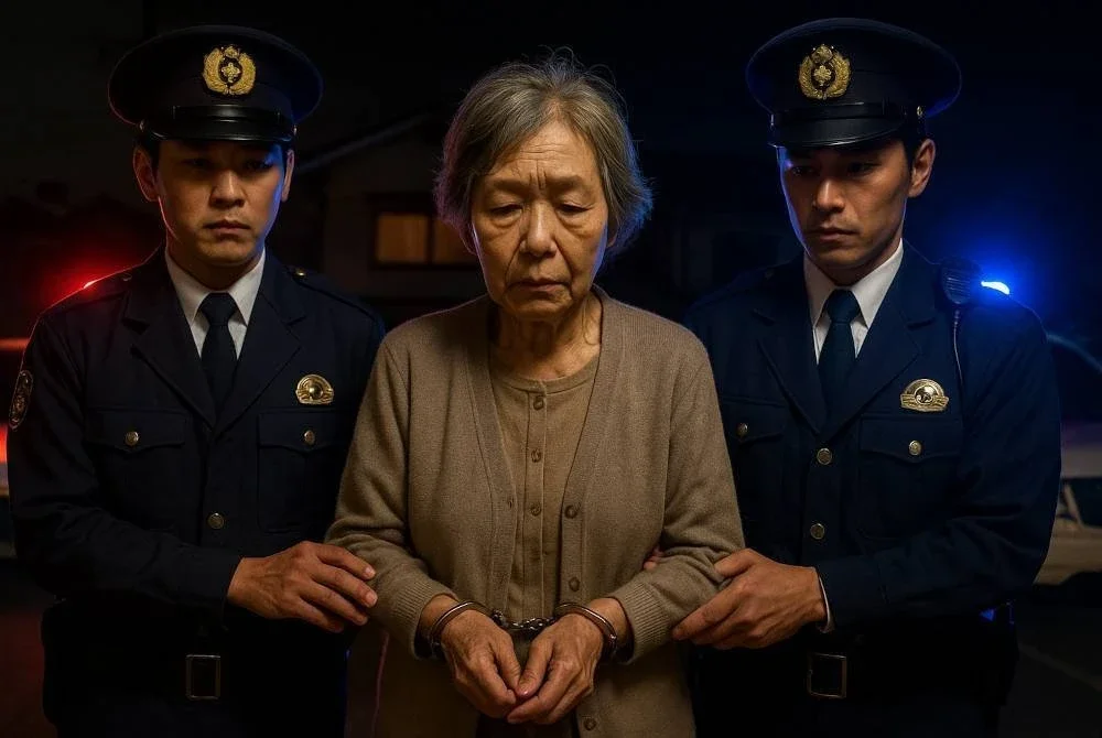 Seorang wanita berusia 75 tahun ditahan selepas dia mengaku menyimpan mayat dalam peti sejuk selama dua dekad. Gambar AI