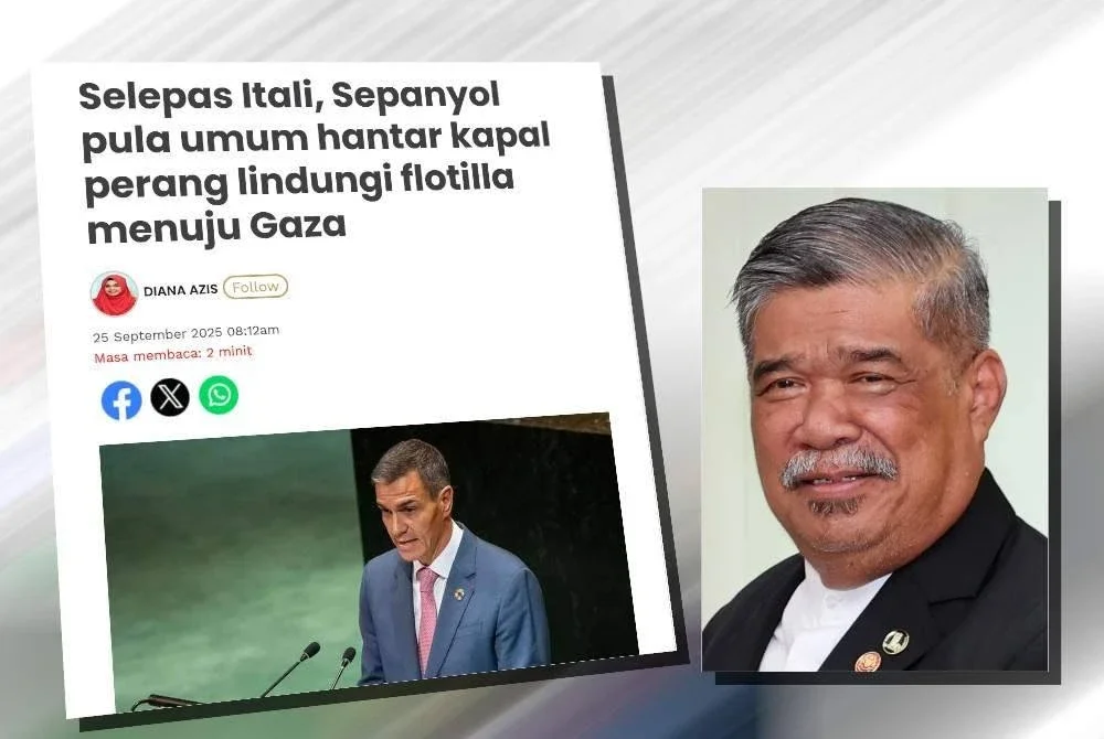 Laporan Sinar Harian pada Khamis. (Gambar kecil: Mohamad)