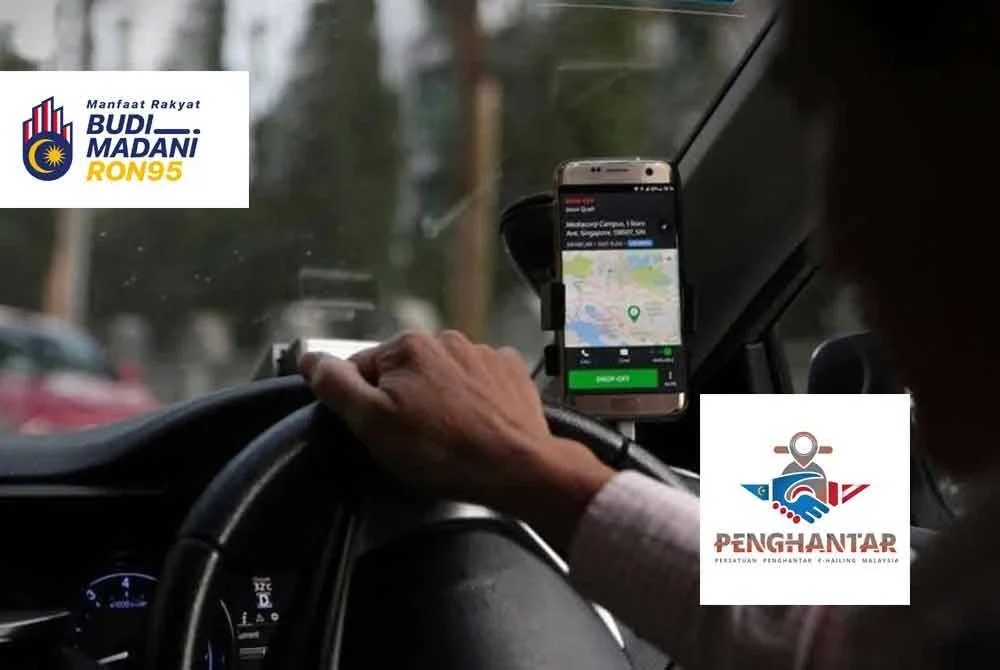 Penghantar menegaskan pemandu e-hailing mesti memenuhi syarat sah seperti PSV, insurans dan EVP untuk layak menerima subsidi BUDI95 bagi elak ketirisan dan lambakan pemandu. - Gambar hiasan