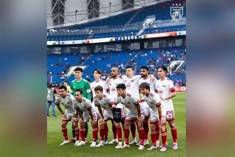 Kesebelasan utama pasukan Bangkok United yang diturunkan dalam aksi Kejuaraan Kelab ASEAN (ACC) bagi merebut Piala Shopee di Stadium Sultan Ibrahim pada Khamis.- Foto: FB Johor Southern Tigers