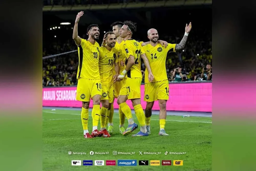 Skuad Harimau Malaya mendapat tamparan hebat selepas tujuh pemain warisan digantung daripada sebarang aktiviti bola sepak. Foto Malaysia NT